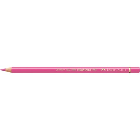 Faber Castell Polychromos coloured pencil pen, carmine pink (129)