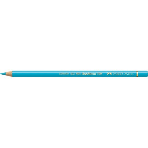 Faber Castell Polychromos coloured pencil pen, cobalt turquoise, light (154)