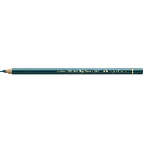 Faber Castell Polychromos coloured pencil pen, cobalt green deep (158), former:sea green