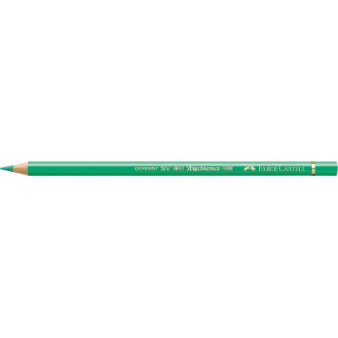 Faber Castell Polychromos coloured pencil pen, phthalocyanine green, light (162)