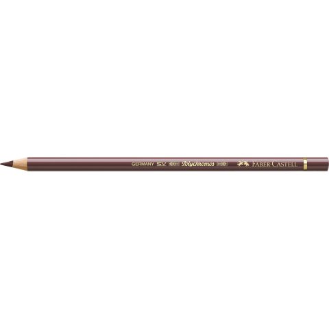 Faber Castell Polychromos coloured pencil pen, Vandyke brown (176)