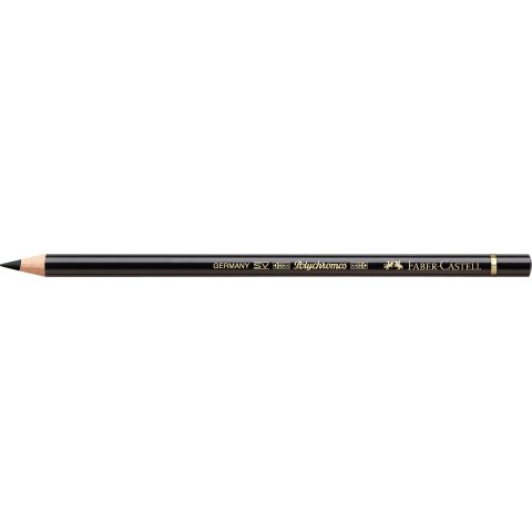Faber Castell Polychromos coloured pencil pen, black (199)
