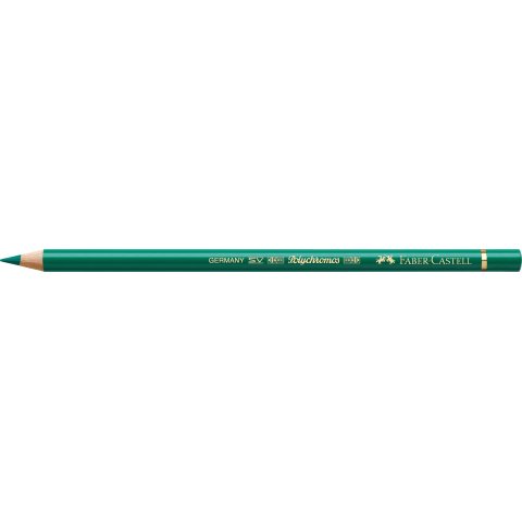 Faber Castell Polychromos coloured pencil pen, phthalocyanine green, dark (264)