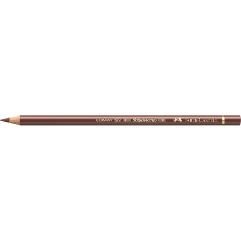 Faber Castell Polychromos coloured pencil pen, burnt sienna (283)
