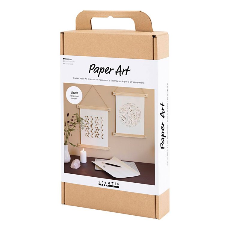 Kit de manualidades, arte en papel en 3D