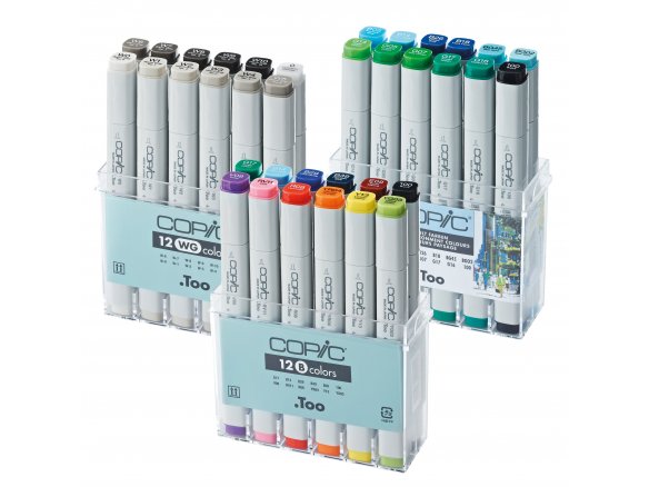 Copic Marker Set de 12