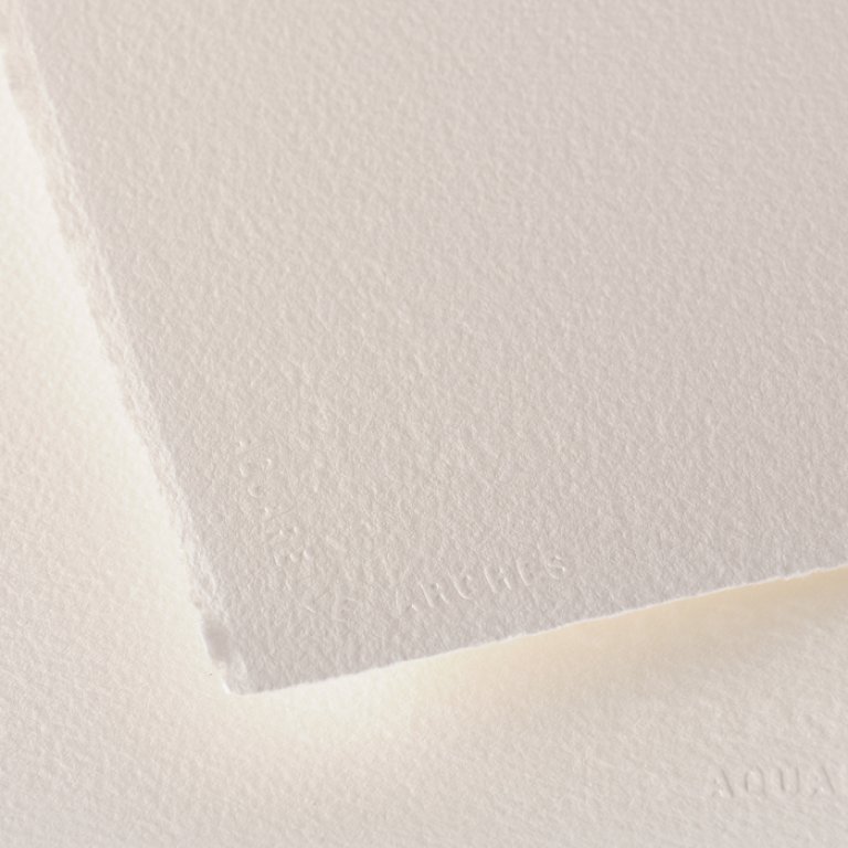Cartoncino per acquerello Arches bianco naturale ruvido, 100 % CO
