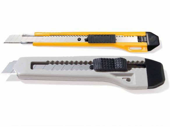Cutter für 9/18 mm-Klingen mit Auto-Stop