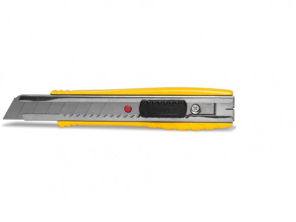 Taglierino Stanley FatMax 8-10-421 Con Lama Singola Da 18 Mm – Corpo In Alluminio, Spezzalama Incorporato, Autobloccante