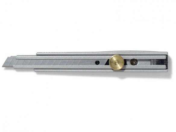 Taglierino Ecobra per lame 9 mm., argento