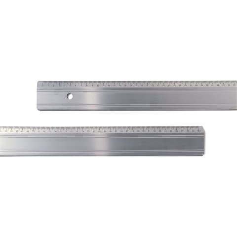 Aluminium cutting ruler with steel edge, thin l=500