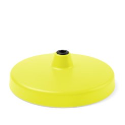 Lámpara para el puesto de trabajo Luxo L-1, zócalo de mesa PIE DE MESA, redonda, ø 210 mm, amarillo azufre RAL 1016