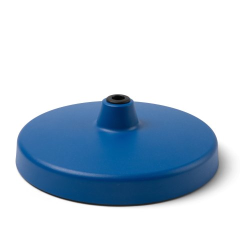 Arbeitsplatzleuchte Luxo L-1, Tischfuß TISCHFUSS, rund, ø 210 mm, signalblau RAL 5005