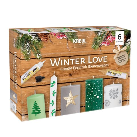 Kerzen-Stift Set 6 x 29 ml, Winter Love