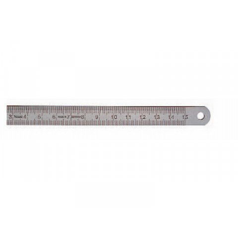 Steel ruler, rust-proof, flexible 0.5 x 14 x 150