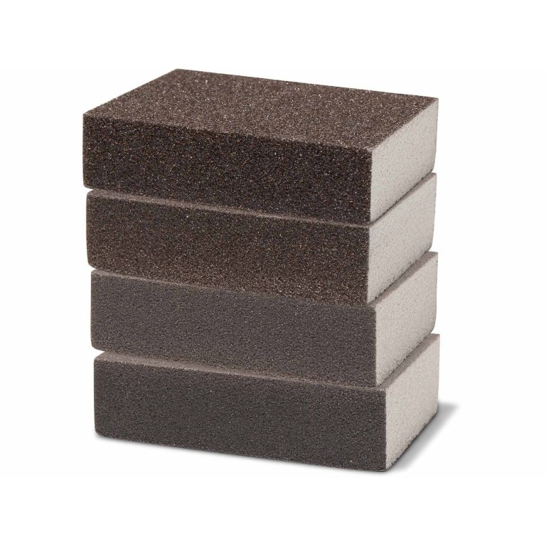 Sanding sponge, 4-sided grit