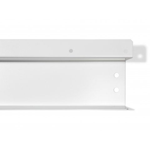 Canaleta de cables para bastidores de mesa Modulor 70 x 90 x 1025mm, blanco, incl. tornillos