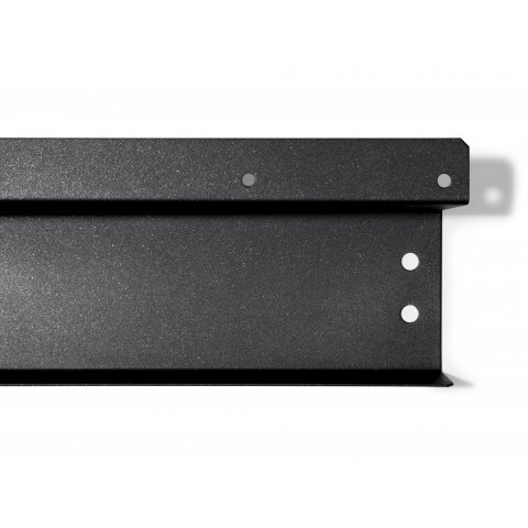 Kabelkanal für Modulor Tischgestelle 70x90x1025mm, inkl. Schrauben, schwarz RAL 9011FS