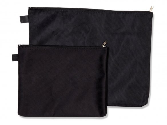 nylon pouch with zipper