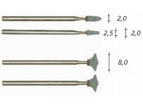 Muelas Proxxon, de carburo de silicio