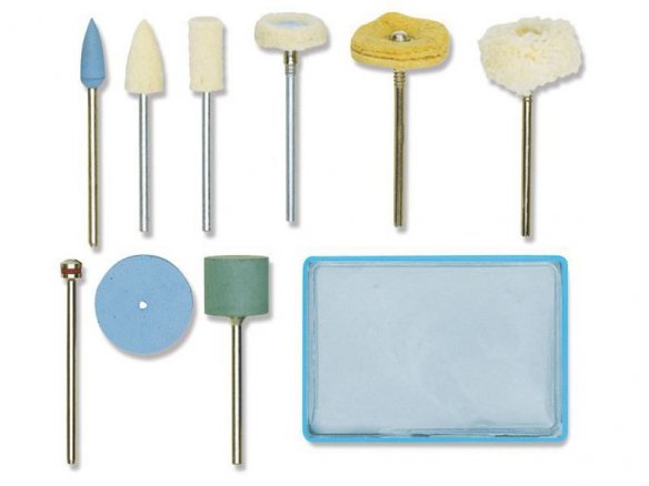 Proxxon Polier-Komplett-Set, 10-teilig