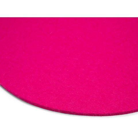 Felt seat cushion, round round, ø 330 mm, pink