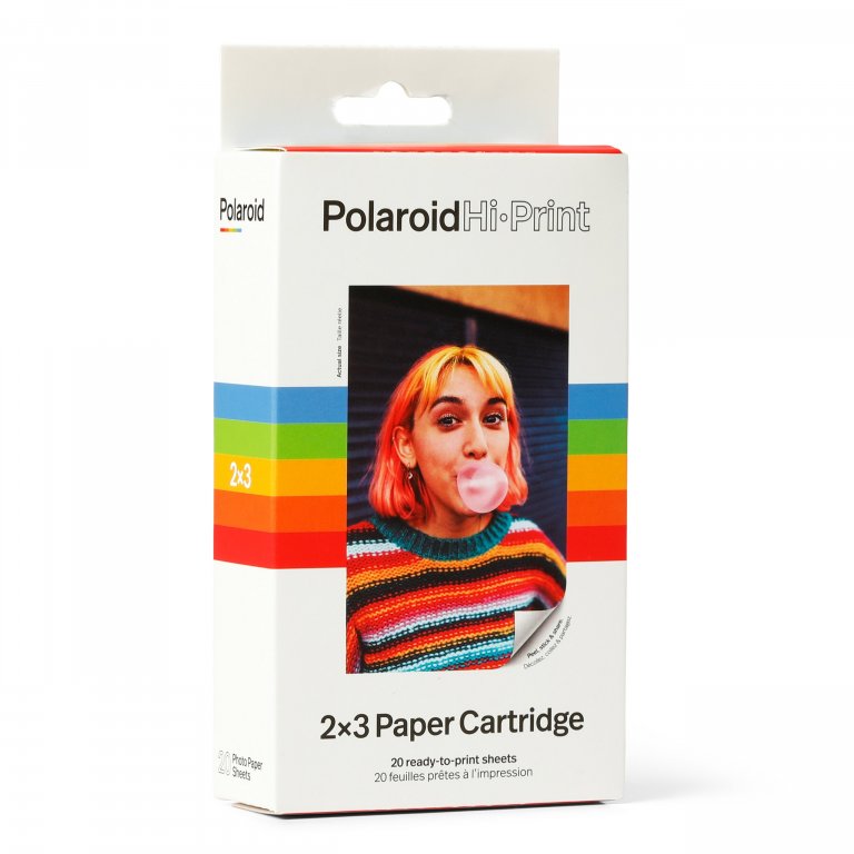 Polaroid Hi-Print 2x3 Pocket Photo Printer Hi-Print 2X3 Paper Cartridge 20  Sheets + Hanging Photo Frames