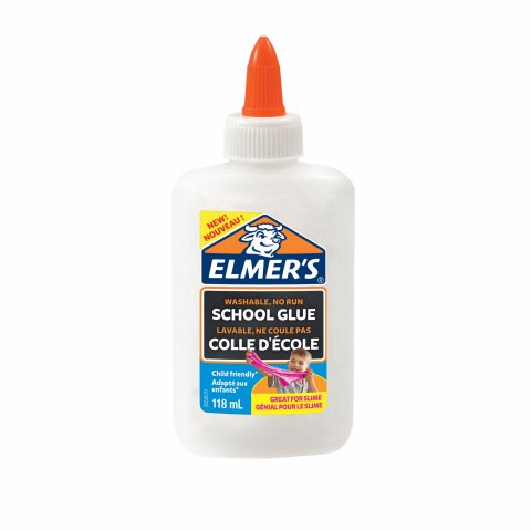 Elmers Bastelkleber PE-Flasche, 118 ml, weiß