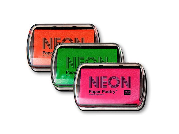 Paper Poetry Pigment Stempelkissen, Neon