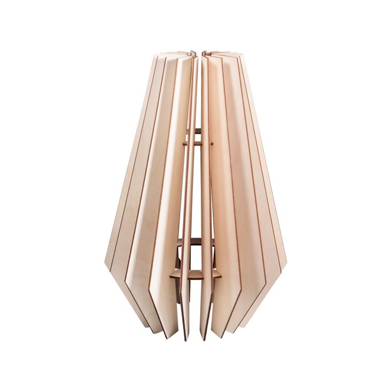 Wood lampshade kit for E27, Stockholm