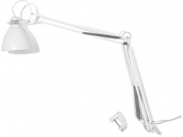 Alu für Schreibtischlampe Tischständer in Silbergrau LUXO L-1 Tischfuß 