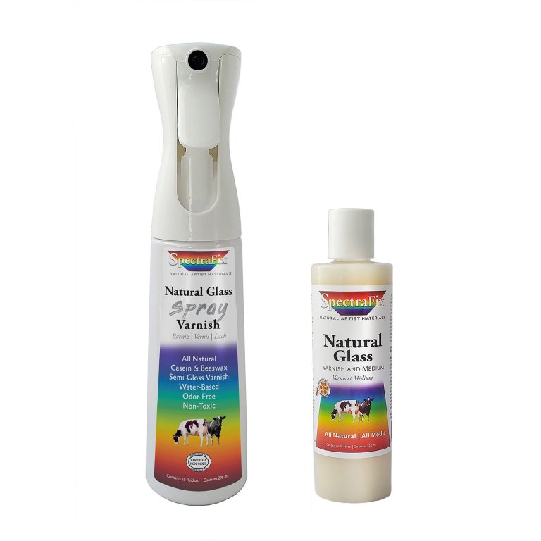 Spectrafix barniz y medio de tinción Vidrio natural