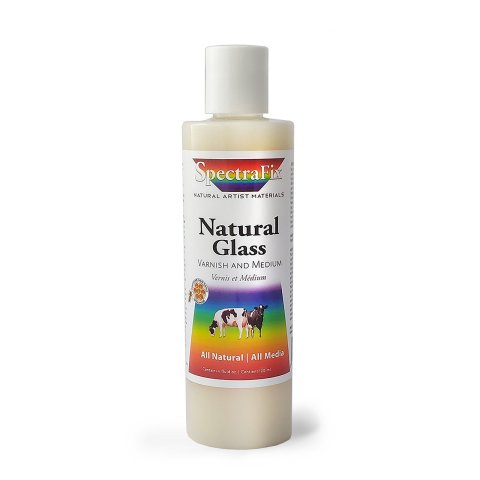 Spectrafix Lack- und Malmedium Natural Glass ungiftig, semiglänzend, Flasche 120 ml