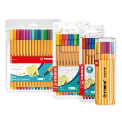 Stabilo Point 88, set