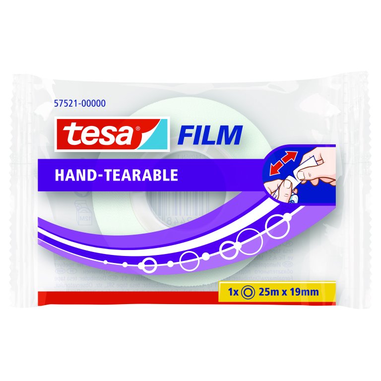 Film adhesivo tesa tesafilm rasgable con la mano