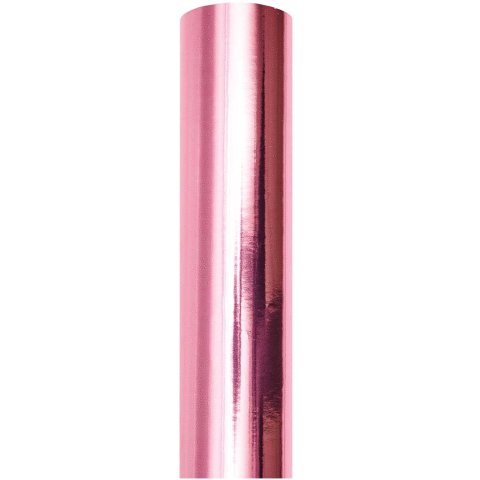 Geschenkpapier Rolle metallic 200 x 70 cm, metallic-pink