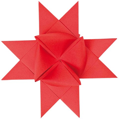 Fröbel Stelle Carta Poesia 60 strisce per 15 pezzi, 2 misure, rosso chiaro