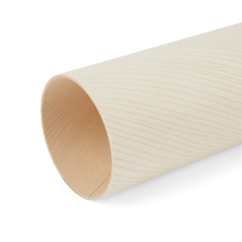 LignoTube wooden round tube, ash ø 105 x 2.5 mm, l = 330 mm