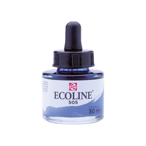 Royal Talens Acquerello liquido Ecoline Bottiglia di vetro, 30 ml, luce oltremare (505)