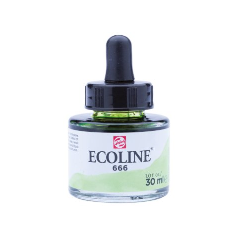 Royal Talens liquid watercolor Ecoline Glass bottle, 30 ml, pastel green (666)