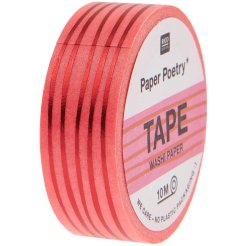 Washi Klebeband Paper Poetry b = 15 mm, l = 10 m, Linien