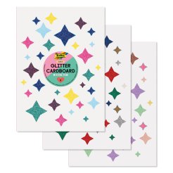 Glitterkarton Block