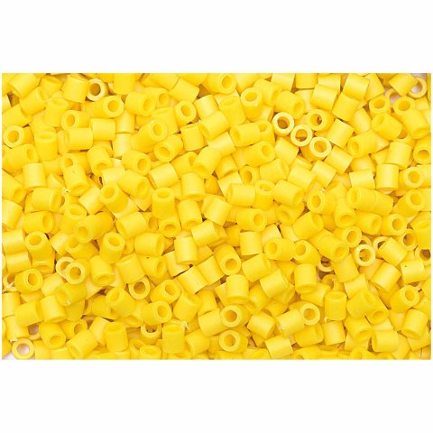 iron-on beads set 5 x 5 mm, about 1000 pieces, yellow