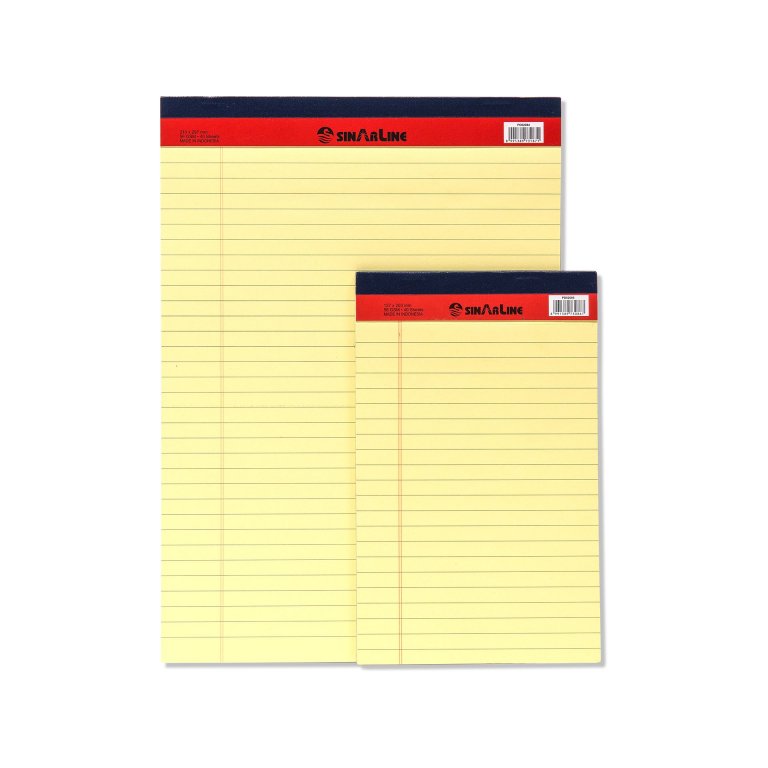Yellow Legal Pad Notepad