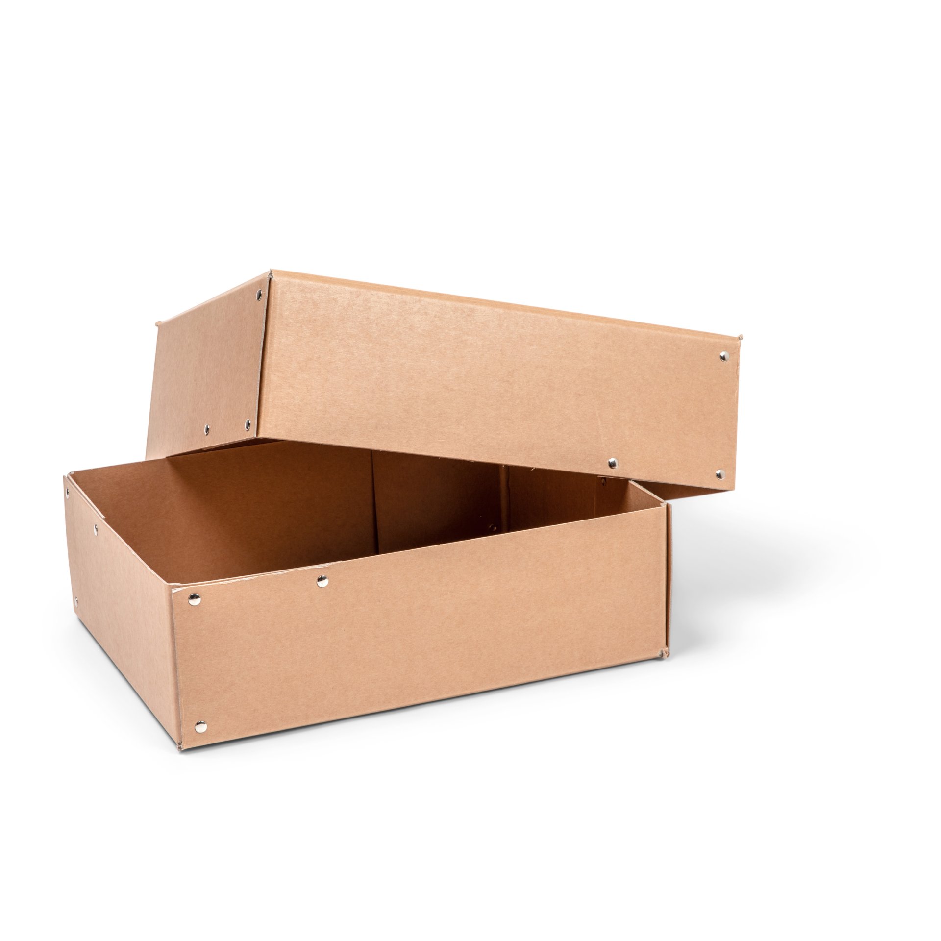 Cardboard boxes with 2025 lids