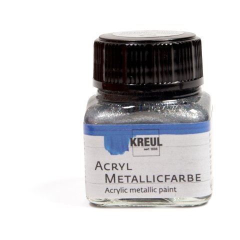 Kreul vernice acrilica metallizzata Vetro 20 ml, argento