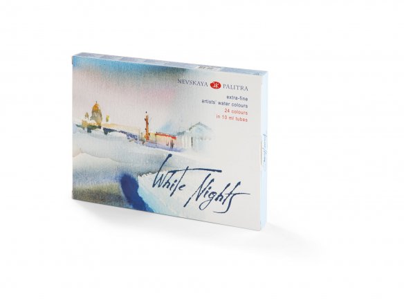 St. Petersburg White Nights watercolour paint set