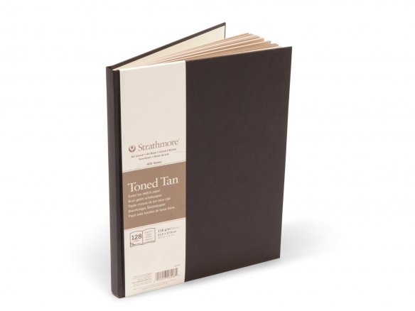Strathmore Skizzenbuch Toned Tan braun 118 g/m²