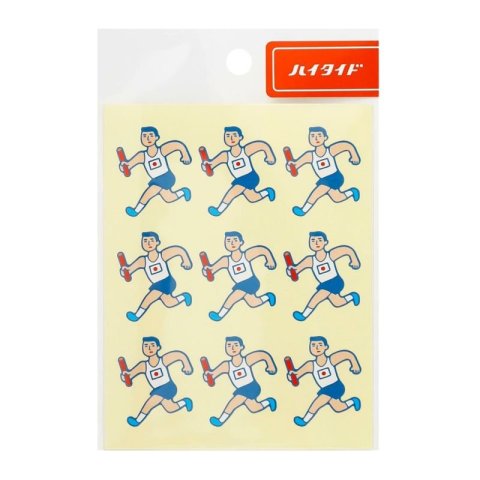 Everybody's Sticker 85 x 110 mm, Runner, 9 Stück