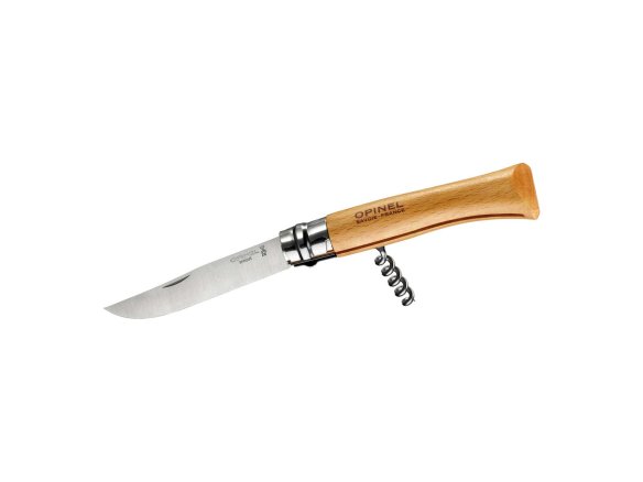 Navaja de bolsillo Opinel nº 10, con sacacorchos
